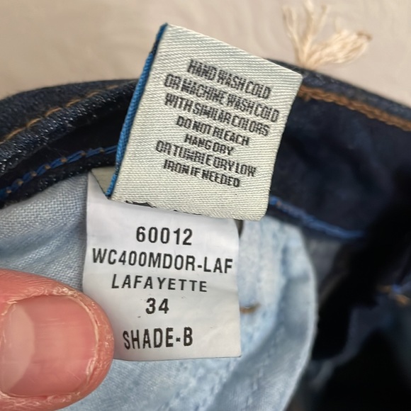 1 DENIM Women's Curvy Skinny Fit Lafayette Size 34 - Picture 11 of 13
